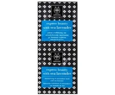 "Apivita Express Beauty" drėkinanti veido kaukė su jūros levandomis 2x8ml