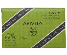 Apivita Natural Soap Olive rankų ir kūno muilas su alyvuogių aliejumi, 125 g