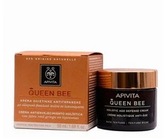 Uriage Apivita Queen Bee Rich Kreminis itin turtingos sudėties veido kremas nuo raukšlių 50ml