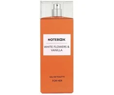 Aquolina Notebook - Baltas Flowers &amp; Vanilla EDT tualetinis vanduo moterims, 100 ml