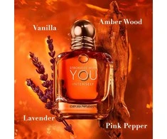 Armani Stronger With You Intensely Giftset rinkinys vyrams (EDP, 50 ml + dušo želė, 75 ml)