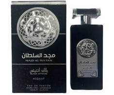 Asdaaf Majd Al Sultan Juodas Intense EDP parfumuotas vanduo vyrams, 100 ml