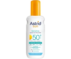 Astrid Purškiamas įdegio pienas Sensitiv SPF 50+ Sun 150 ml