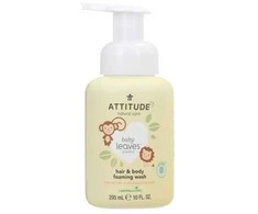 „Attitude Baby Leaves“ (plaukų ir kūno prausiklis), 295 ml