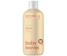 Attitude Vaikiškos vonios putos su kriaušių sulčių aromatu Baby Leaves (Bubble Wash) 473 ml
