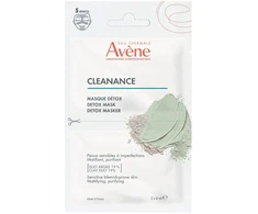 Avène Cleanance Detox Mask veido kaukė, 2 x 6 ml
