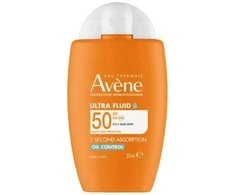 Avene SPF 50 Ultra Fluid Oil Control apsauginis fluidas nuo saulės, 50 ml