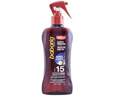 "Babaria" apsauginis aliejus nuo saulės Spf15 su Tahitian Monoï aliejumi 300ml
