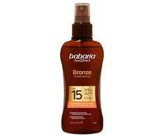 Babaria Sol Bronze Aceite Protector Solar Purškiklis Spf15, 100 ml