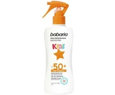 Babaria Apsauginis kremas nuo saulės Purškiklis Su Aloe Vera Vaikams Spf50+, 200 ml