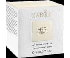 BABOR HSR stangrinantis veido kremas sausai odai. HSR Lifting Kreminis Rich