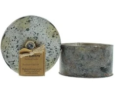 Bali Mantra Victorian Tin Round French Vanilla Scented Candle, 280 g