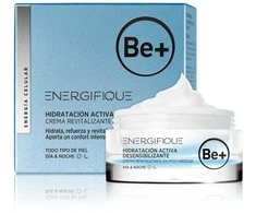 BE+ Energifique Active Desensitizing Hydration veido kremas, 50 ml