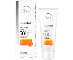 "Be+ Skin Protect Facial Spf50+" kremas apsaugantis nuo Plataus spektro UVB ir UVA saulės spindulių 50ml