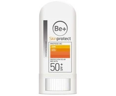 "Be+ Skinprotect Stick Scars Sensitive Areas Spf50+" kremas lazdelė jautrioms kūno ir veido vietoms su spf50+ 8ml