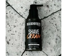 Beardburys Anti-Irritation Shaving Kreminis Amber Midnight skutimosi kremas, 150 ml