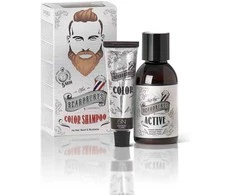 Beardburys Color Šampūnas 5N šviesiai rudas šviesiai rudos spalvos laikinas plaukų tonavimo šampūnas