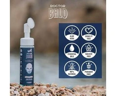 Beardburys Doctor Bald Šampūnas for Bald Men šampūnas plikai galvos odai, 200 ml