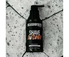 Beardburys Precision Shaving Gel Outliner Amber Midnight skutimosi losjonas, 150 ml