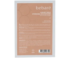 Bebaré Luxury Gold Eye Patches paakių padeliai, 1x 2 vnt.