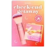 Benefit Cheek-End Getaway Set rinkinys (Shellie Blush skaistalai,6 g + Multitasking Cheek šepetėlis)