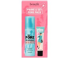 Benefit Prime &amp; Set Pore Pack rinkinys (The Porefessional Super Setter makiažo fiksatorius, 120 ml + The Porefessional Smoothing Face Primer makiažo bazė, 22 ml)