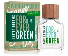 Benetton United Dreams Forever Žalias EDT tualetinis vanduo vyrams, 100 ml