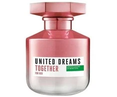 Benetton United Dreams Together For Her EDT tualetinis vanduo moterims, 80 ml