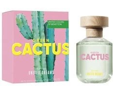 Benetton United Dreams Žalias Cactus EDT tualetinis vanduo moterims, 80 ml