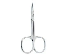 "Beter Cuticle Scissors" išlenktos "Chrome" žirklės