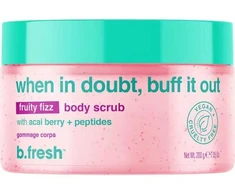 b.fresh When In Doubt, Buff It Out Fruity Fizz Body Scrub Uogų aromato kūno šveitiklis, 200g