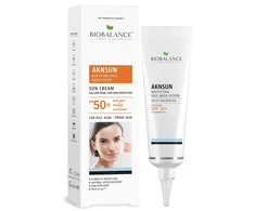 Bio Balance AKNSUN Mattifying &amp; Protecting Before Sun Exposure Kreminis For Face SPF 50+ apsauginis kremas veidui nuo saulės, 40 ml