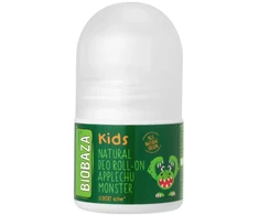 Biobaza Applechu Monster Natural Ingredients Hydrating &amp; Soothing Fresh Dezodorantas Roll-On vaikams, 30 ml
