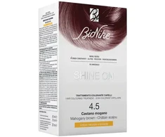 L'Oreal BioNike Shine On Permanent Hair Dye 4.5 Mahogany Brown, 145 ml