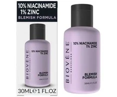 Biovene Blemish Formula 10% Niacinamide 1% Zinc Face Serum veido serumas, 30 ml