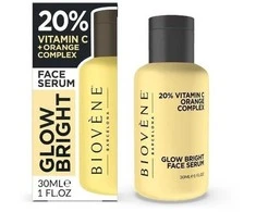 Biovene Glow Bright 20% Vitamin C Oranžinis Complex Face Serum veido serumas, 30 ml