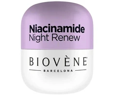 Biovene Niacinamide Night Renew Anti-Aging Night Kreminis naktinis veido kremas, 50 ml