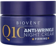Biovene Q10 Anti-Wrinkle Firming Night Face Kreminis naktinis veido kremas brandžiai odai, 50 ml