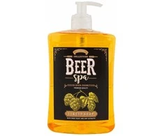 Bohemia Gifts Skystas muilas "BEER SPA" (500ml) su alaus mielėmis ir apynių ekstraktais