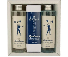 Bohemia Gifts Dovanų rinkinys "Sportsman" (dušo želė 250ml + muilas 145g + šampūnas 250ml)