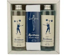 Bohemia Gifts Dovanų rinkinys "Sportsman" (dušo želė 250ml + muilas 145g + šampūnas 250ml)