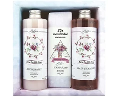 Bohemia Gifts Dovanų rinkinys "For wonderful woman" (dušo želė 250ml + muilas 145g + šampūnas 250ml)