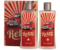 Bohemia Gifts Kosmetikos rinkinys "Retro vairuotojo knyga" (2 x 250ml)