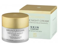 Bruno Vassari Skin Comfort Perfume-Free Hydrating &amp; Regenerating Night Kreminis For Face, 50 ml