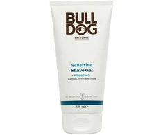 „Bulldog Sensitiv e“ skutimosi gelis (skutimosi gelis + gluosnio žolė), 175 ml