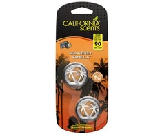 Drėkintuvas California Scents Mini Diffuser Monterey Vanilla automobilio oro gaiviklis, 2 x 3 ml