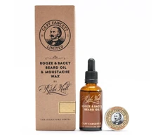 Captain Fawcett Booze &amp; Baccy Beard Oil &amp; Moustache Wax Gift Set barzdos priežiūros rinkinys, 1 vnt.