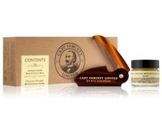 Captain Fawcett Dovanų rinkinys su vašku ir sulankstomais ūsais Sandalwood