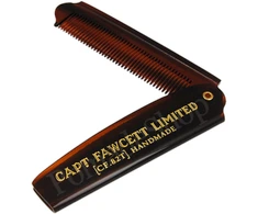 Captain Fawcett Folding Pocket Beard Šukos Sulankstomos kišeninės barzdos šukos, 1vnt.