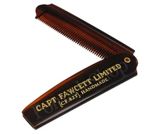 Captain Fawcett Folding Pocket Beard Šukos Sulankstomos kišeninės barzdos šukos, 1vnt.
